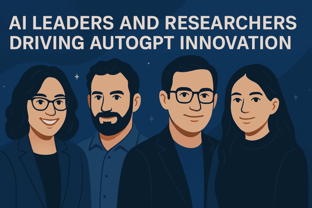 Group of AI leaders and researchers driving autogpt innovation.