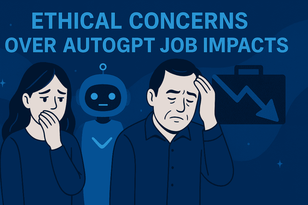 Ethical concerns over autogpt job impacts.