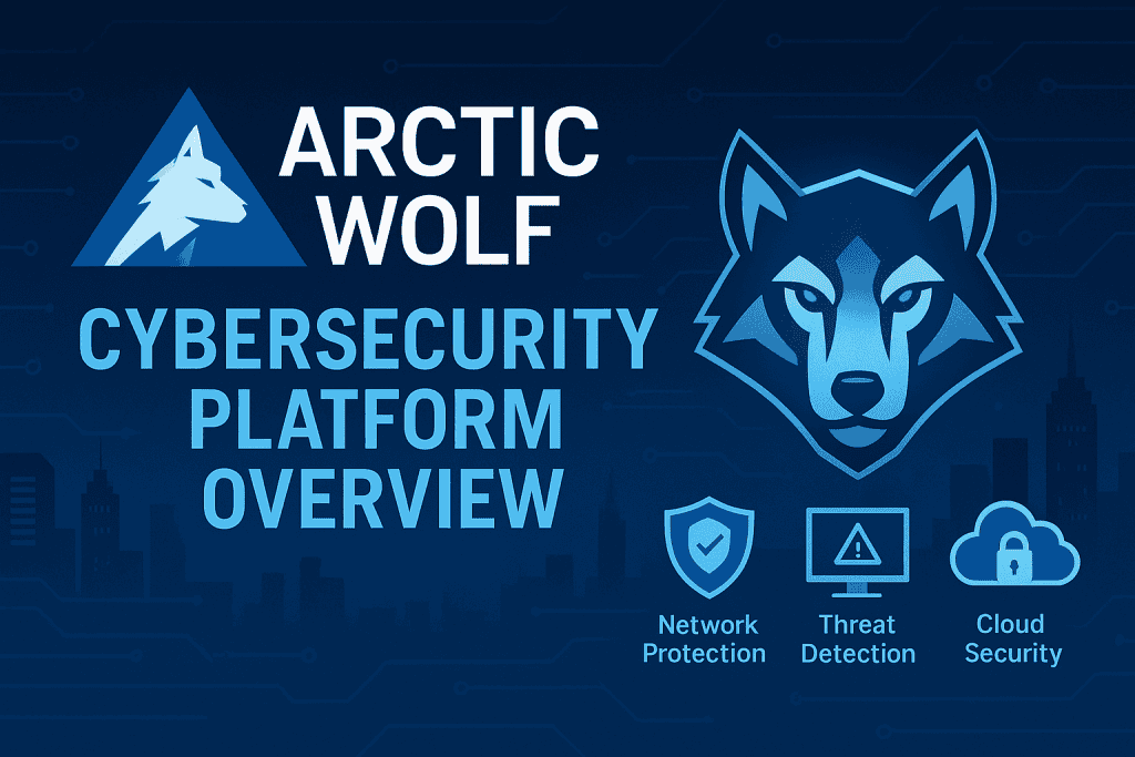 Arctic Wolf cybersecurity platform overview banner.