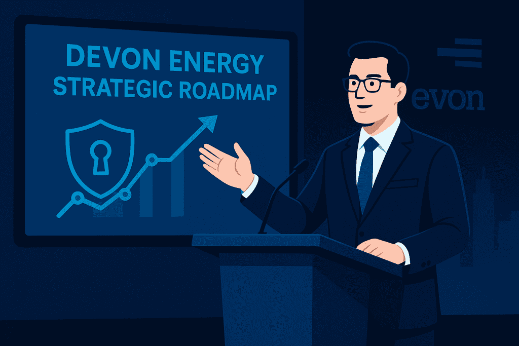 Devon Energy CEO presents strategy roadmap.