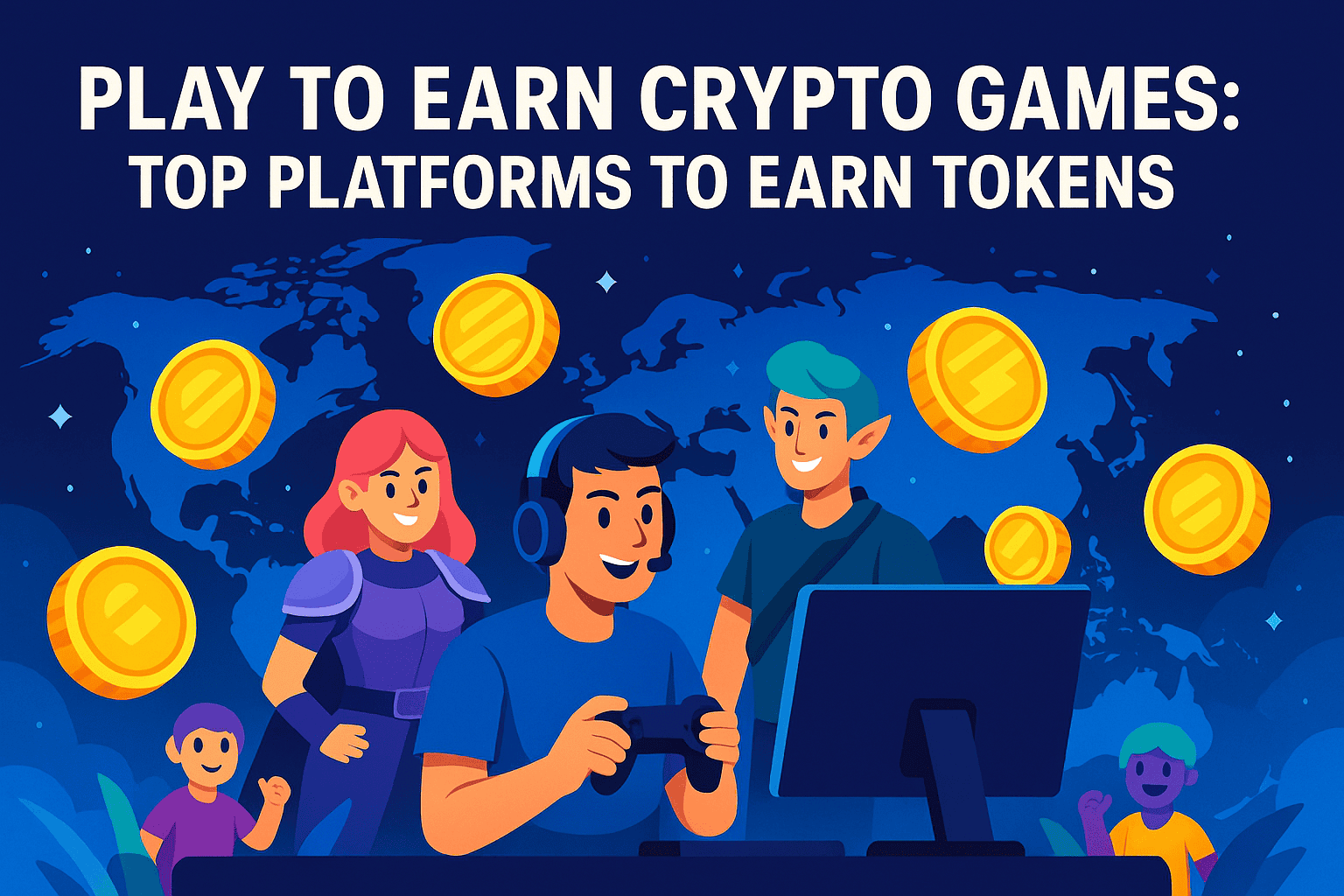 Play to Earn Crypto Games: Top Platforms to Earn Tokens