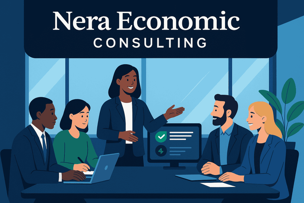 Featured image showing Nera Economic Consulting team in action