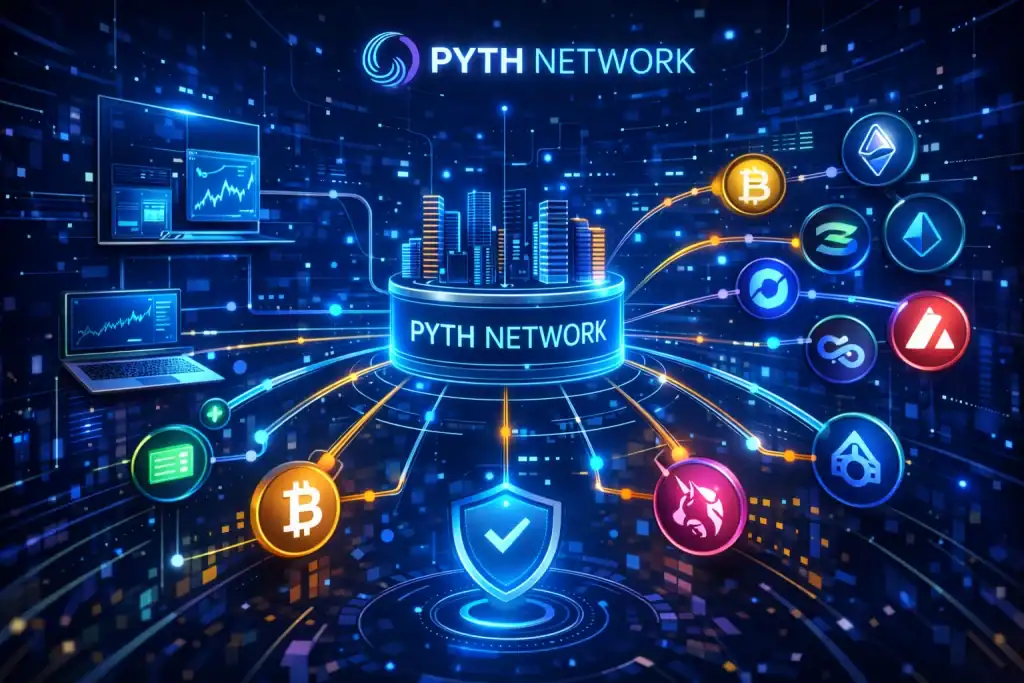 Pyth Network visualized through multiple market data sources