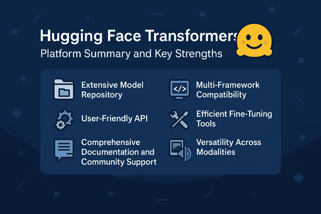 Hugging Face Transformers platform summary and key strengths