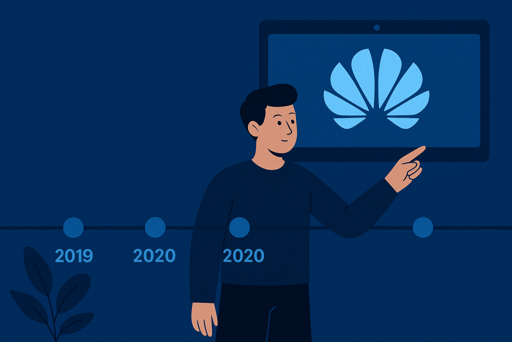 Timeline shows Huawei ban escalation since 2019