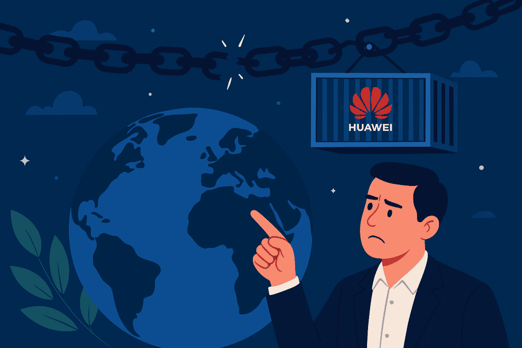 Global supply chains disrupted by Huawei restrictions