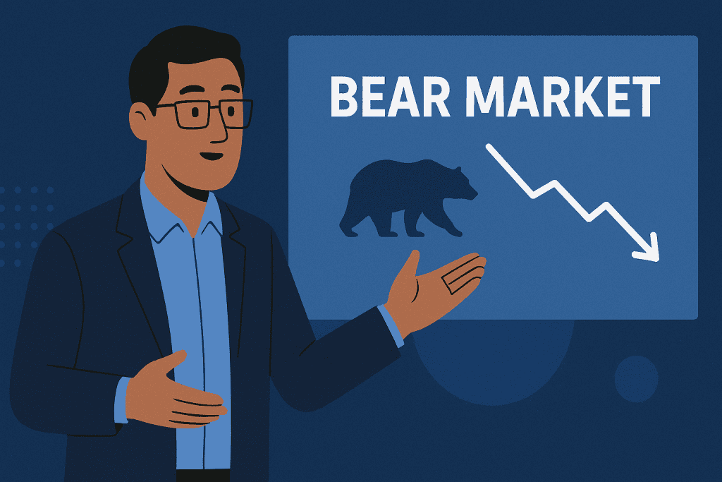 Prof teaching what bear market is