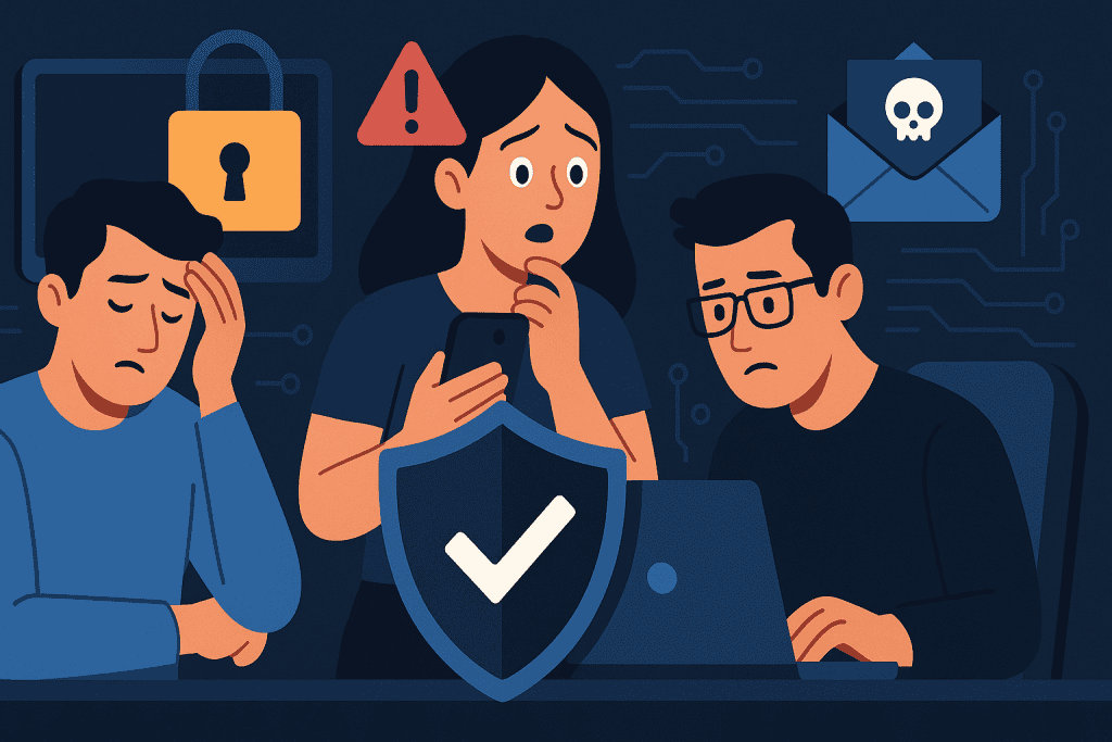 an illustration showing the dangerous impact of not having cyber insurance
