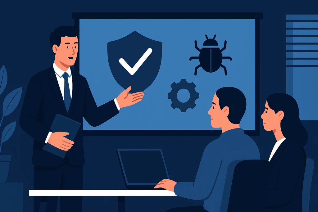 corporate presentation about best antivirus software
