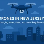 drones in new jersey emerging news, lines and local regulaions