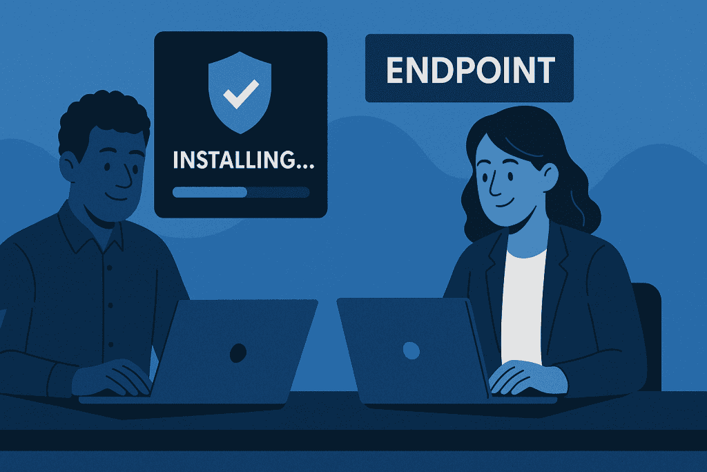 Agents installing endpoints on their laptops