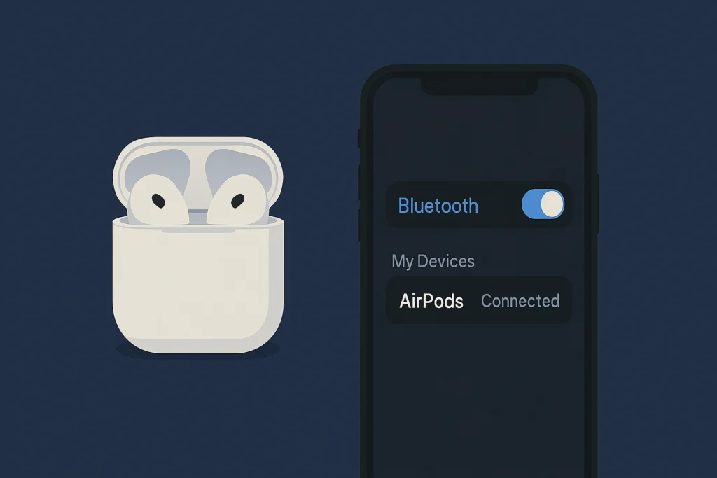 setting up airpods in iphone