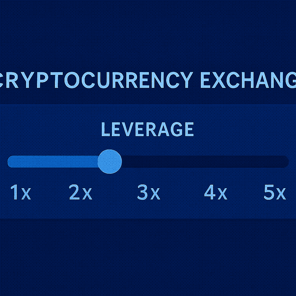 Leverage slider set to 2x on crypto exchange interface.
