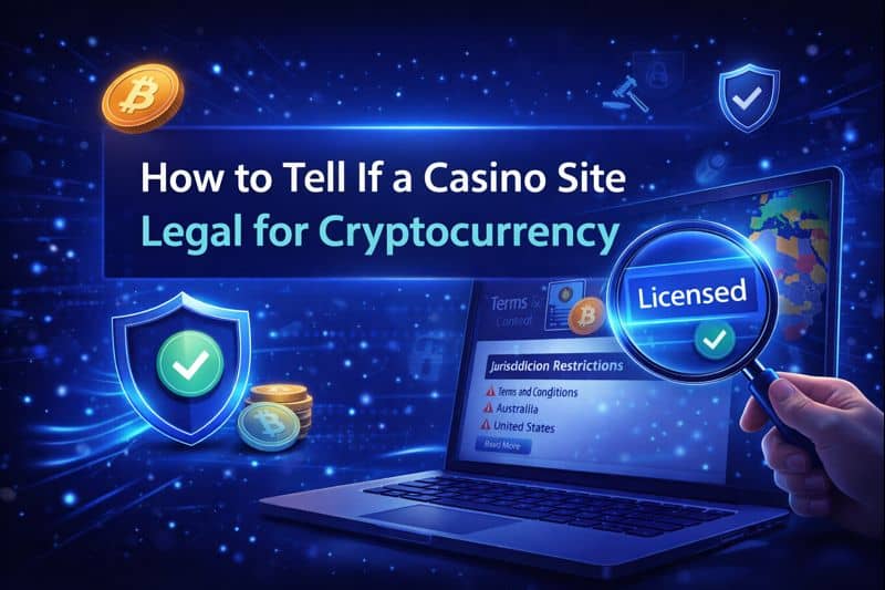 How to Tell If a Casino Site Legal for Cryptorrency