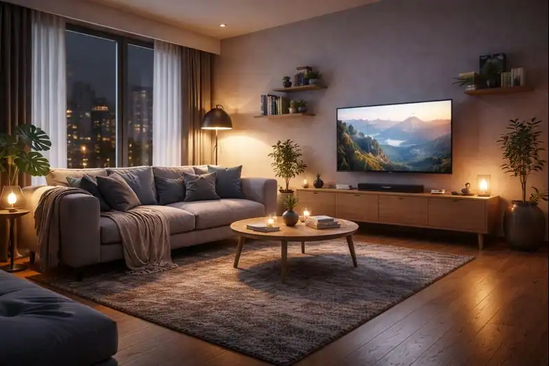 High-detail render showing indirect lighting and soft shadows from a path tracing engine