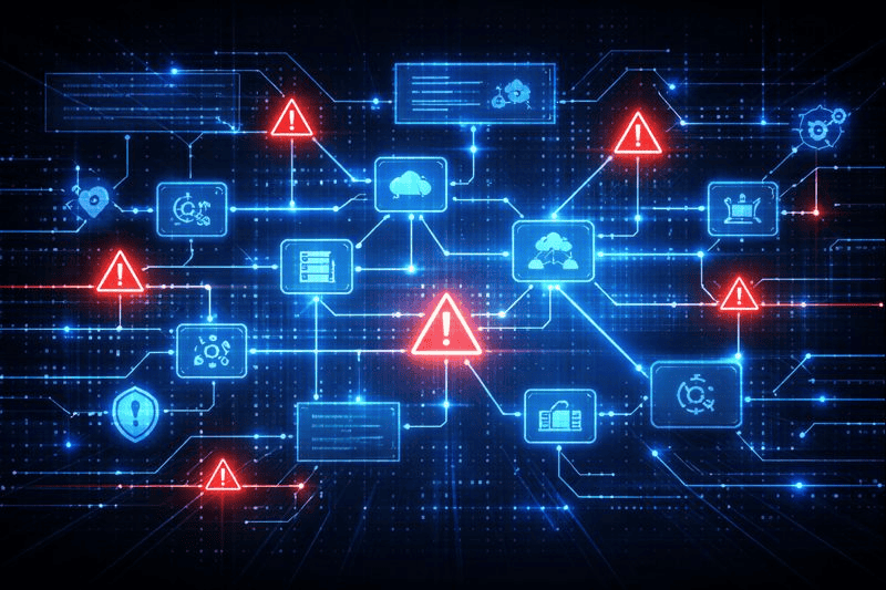 Secure code pipeline highlighting visibility, compliance checks, and risk management controls