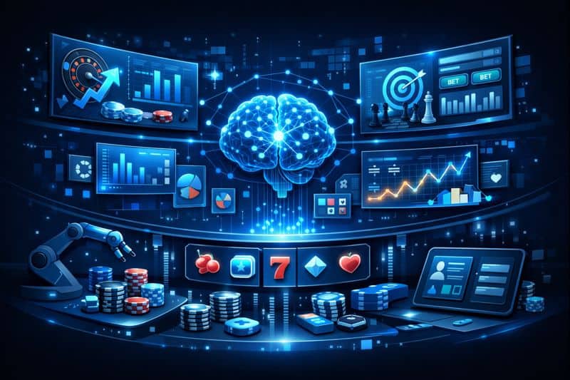 카지노 사이트 AI 워크플로우: 데이터 수집, 분석 및 의사 결정 지원 계층 표시