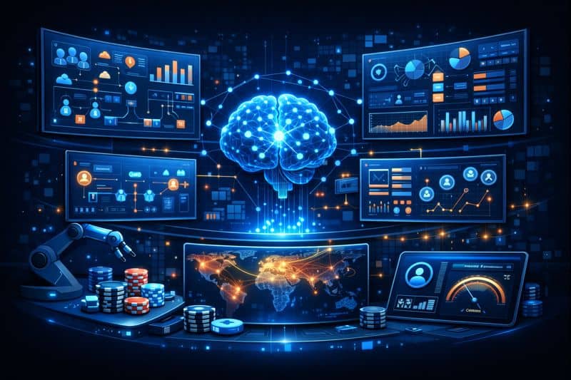 Casino Site AI identifying traffic patterns to improve system performance