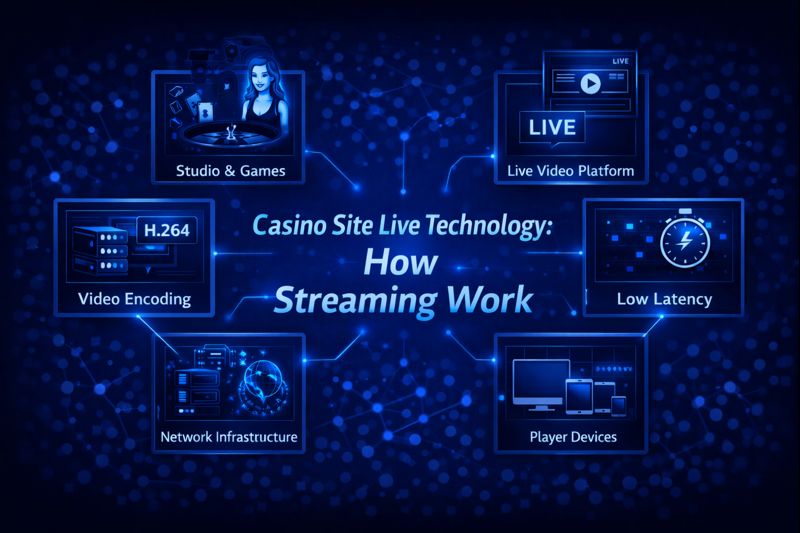 카지노 사이트 라이브 기술: 스트리밍 작동 방식