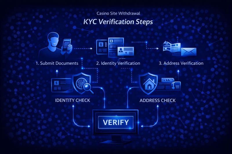 카지노 사이트 출금을 위한 KYC 인증 절차(신원 및 주소 확인 포함)