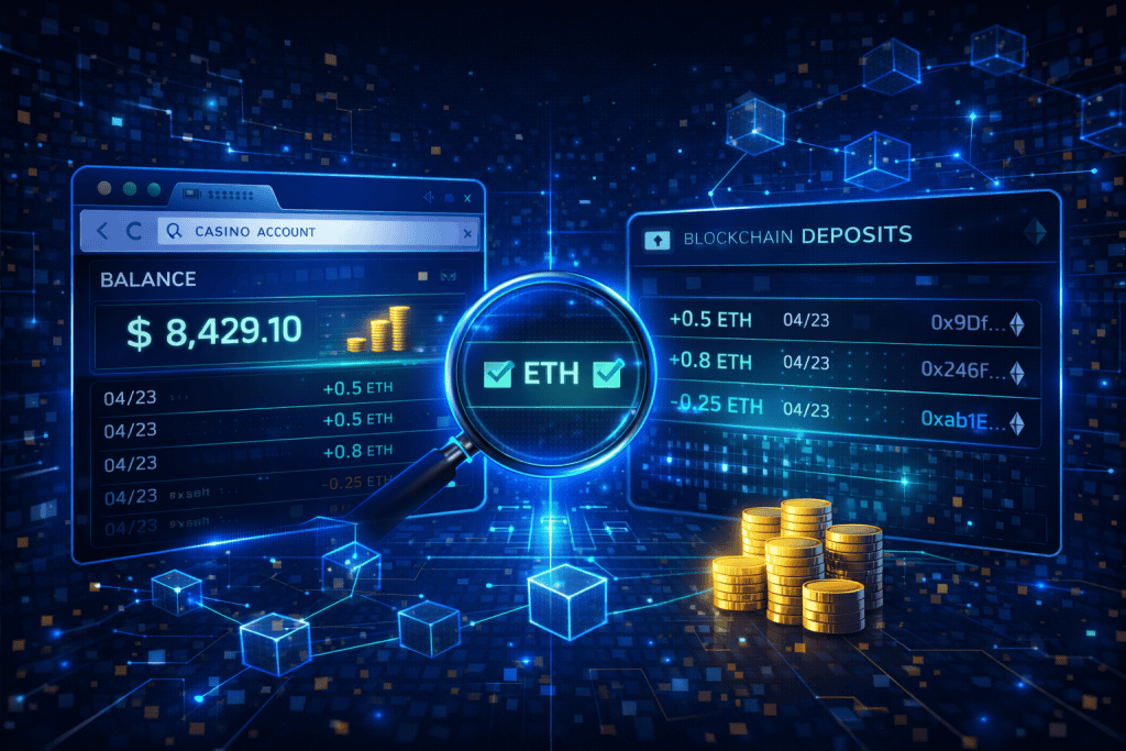 온체인 카지노 사이트 트래커: 거래 해시 및 확인 횟수 확인