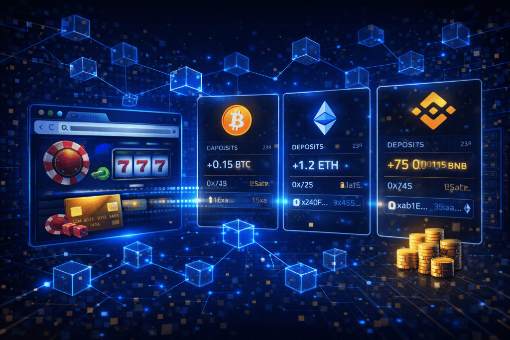 카지노 사이트 멀티 크립토 내부 잔액과 블록체인 확인 수를 일치시키는 기능 지원