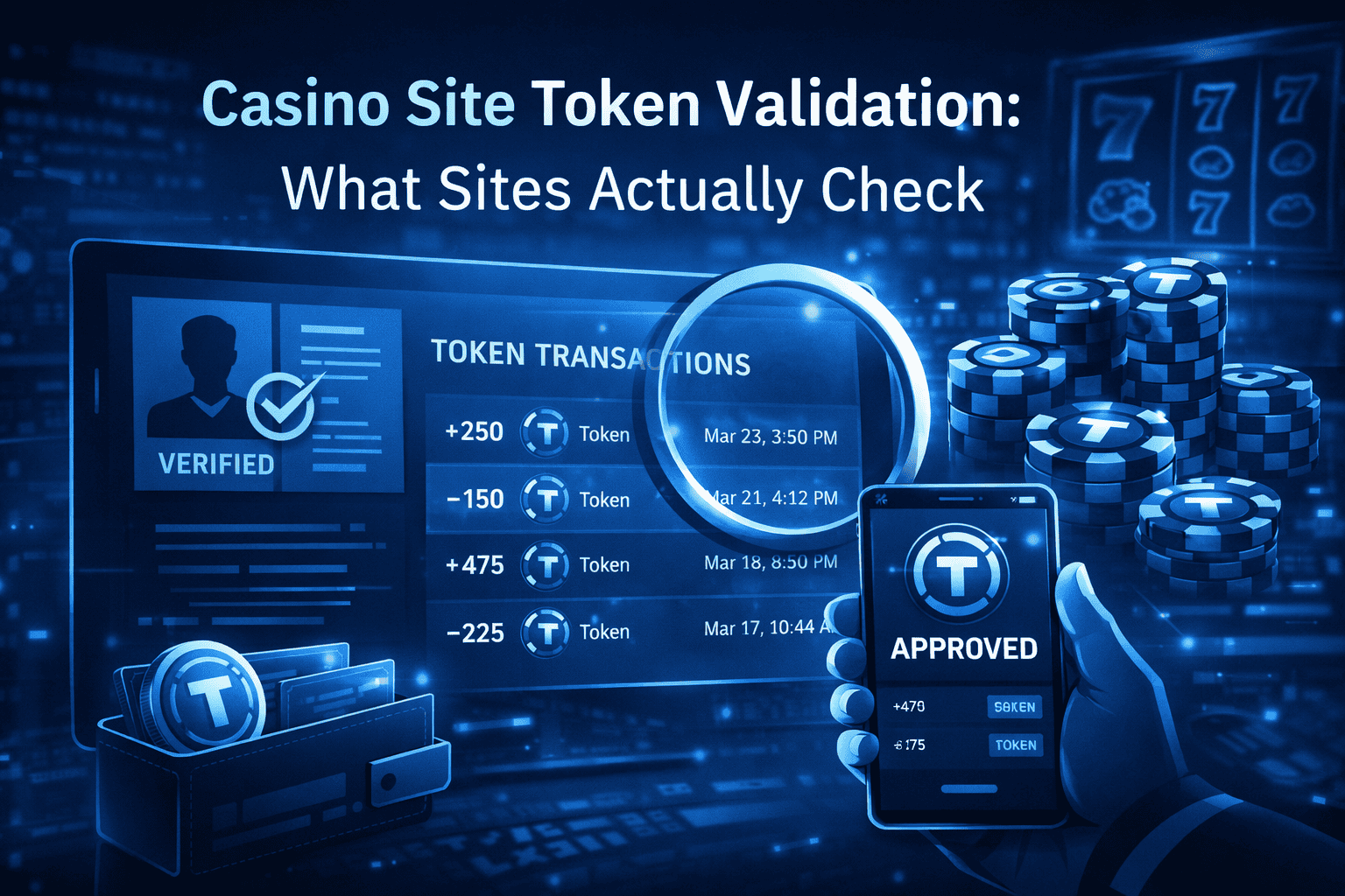 Casino Site Token Validation: What Sites Actually Check