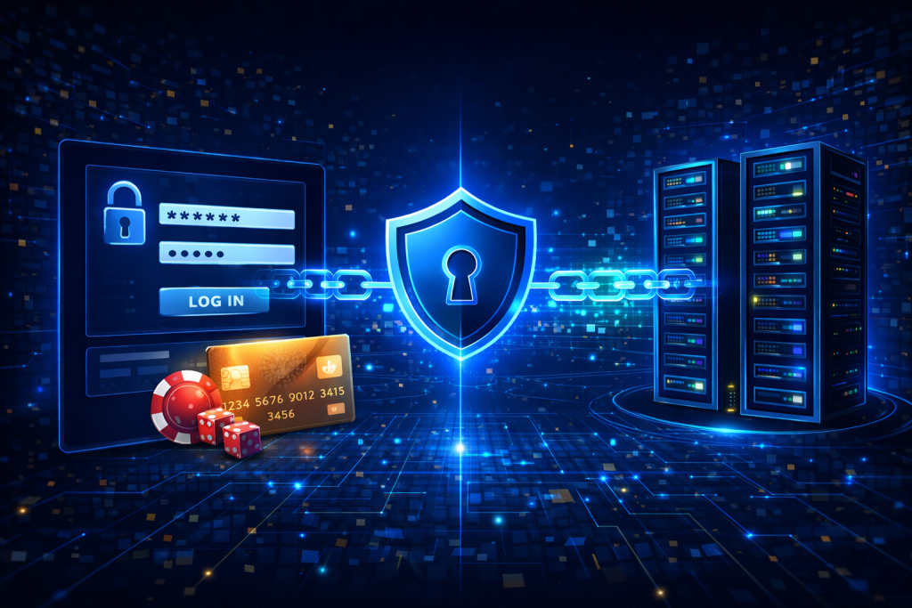 카지노 사이트 암호화 기술로 전송 중 로그인 정보 및 금융 정보 보호