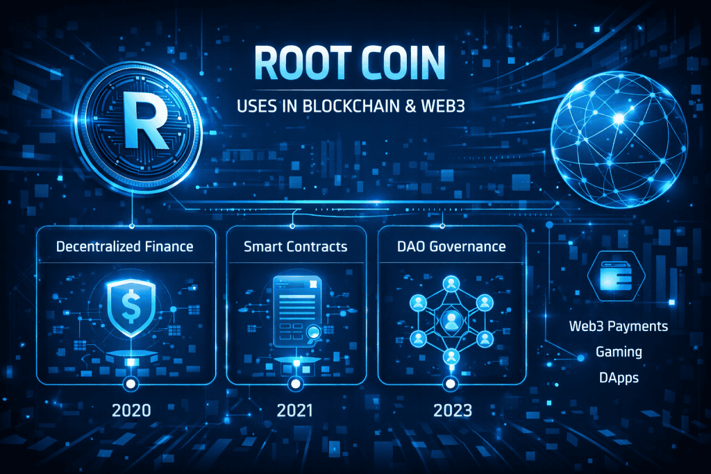 Root Coin uses in blockchain and web3