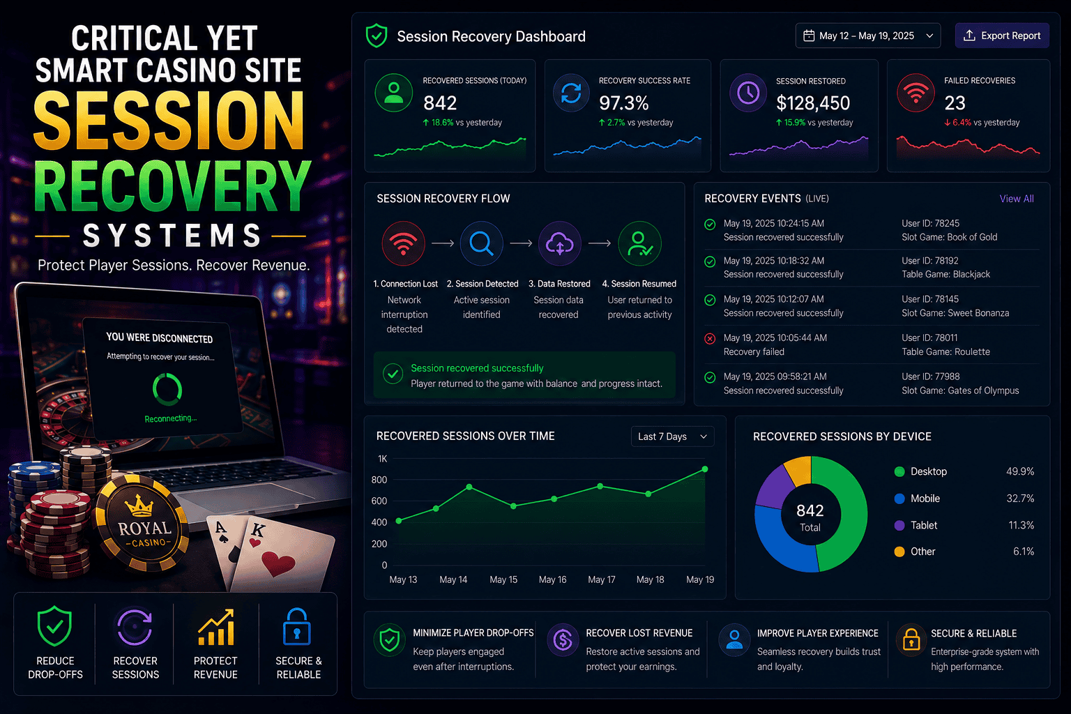 Critical Yet Smart Casino Site Session Recovery Systems