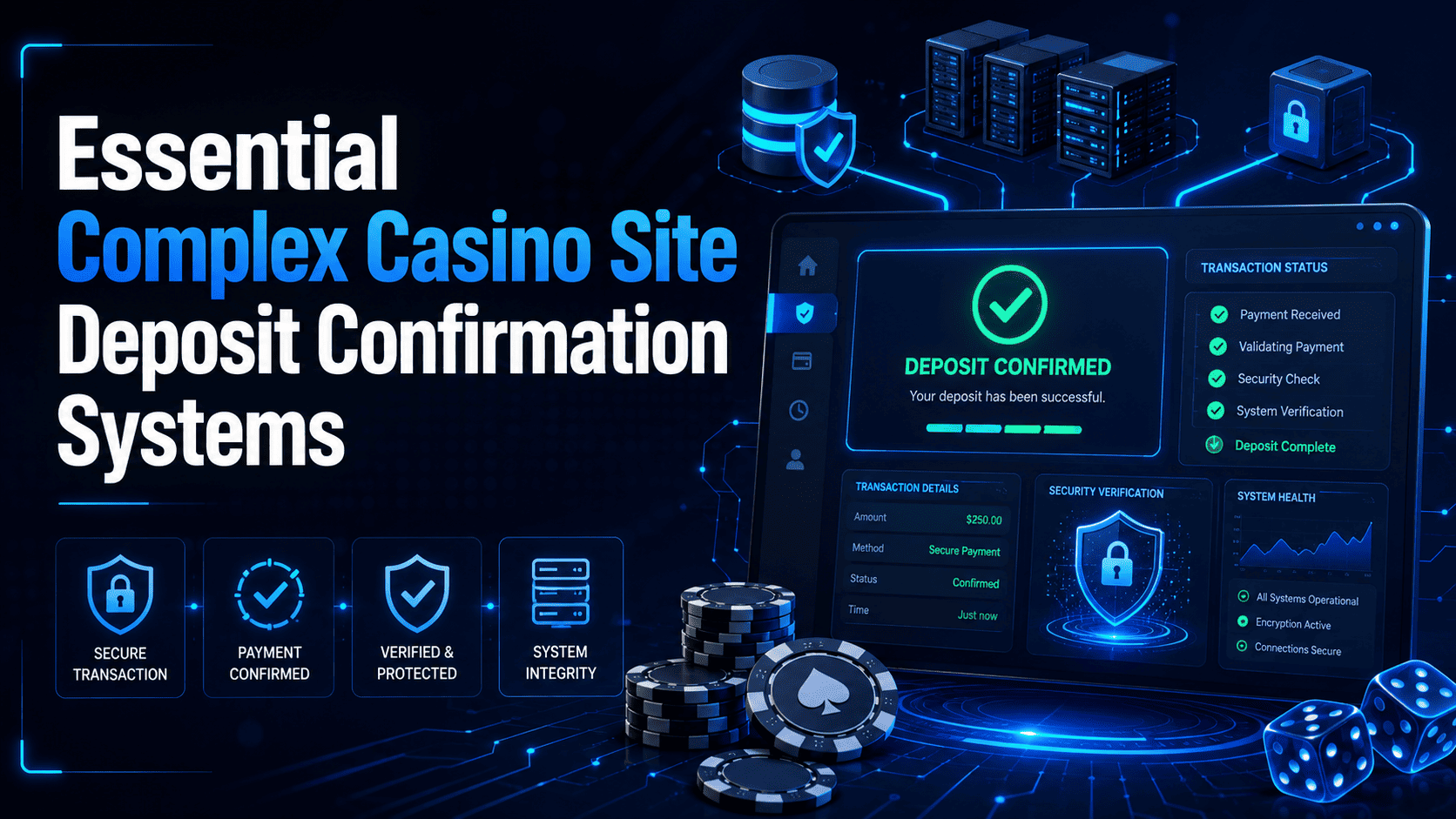 Essential Complex Casino Site Deposit Confirmation Systems