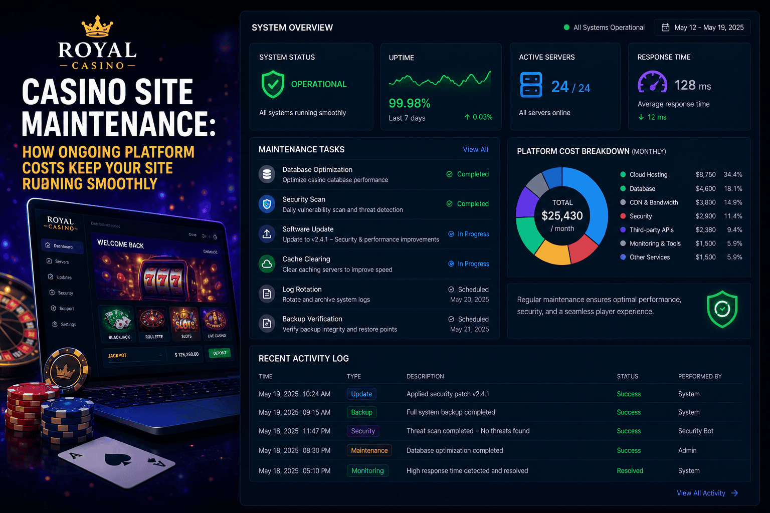 Casino Site Maintenance: How Ongoing Platform Cost