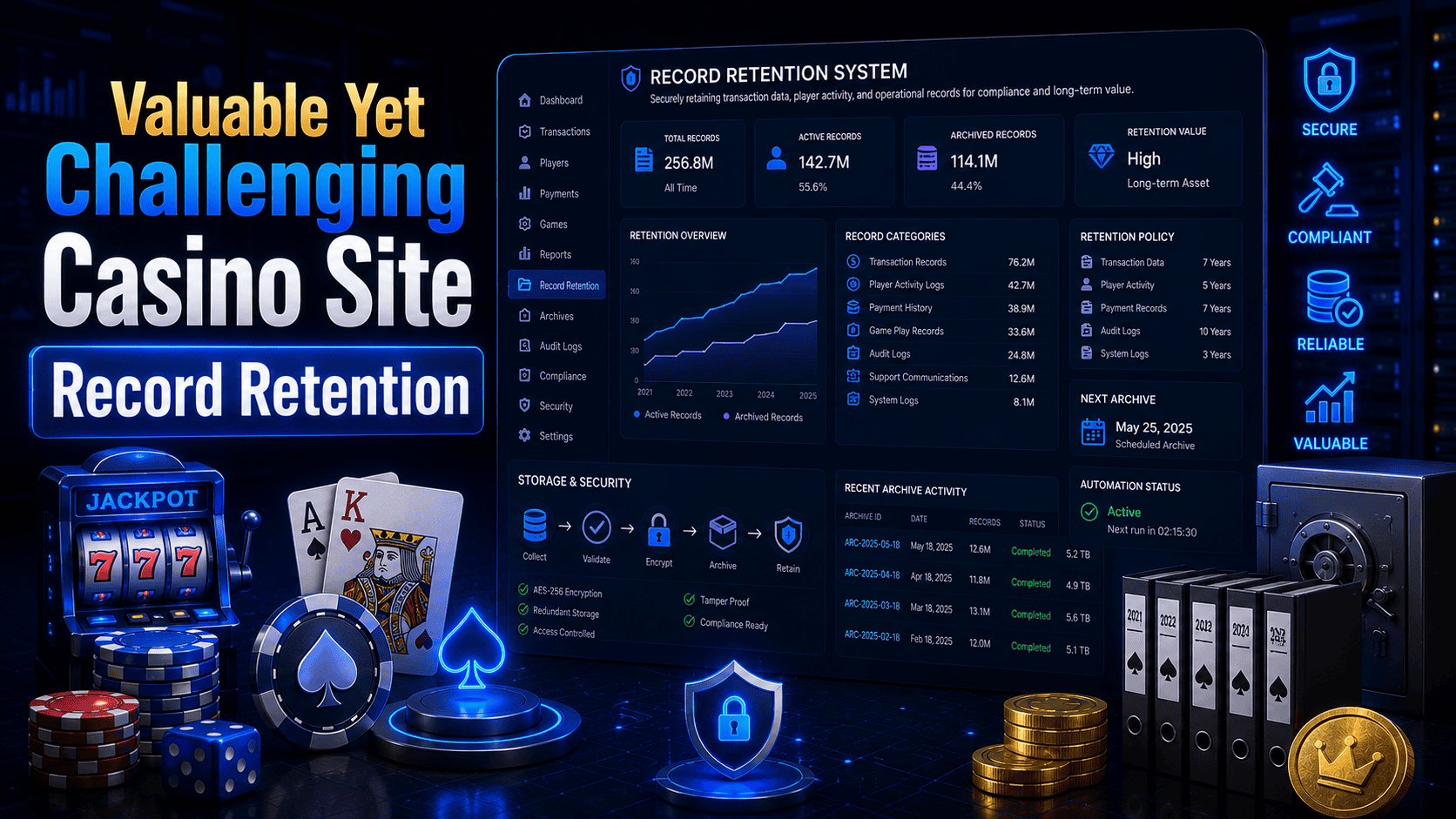Valuable Yet Challenging Casino Site Record Retention