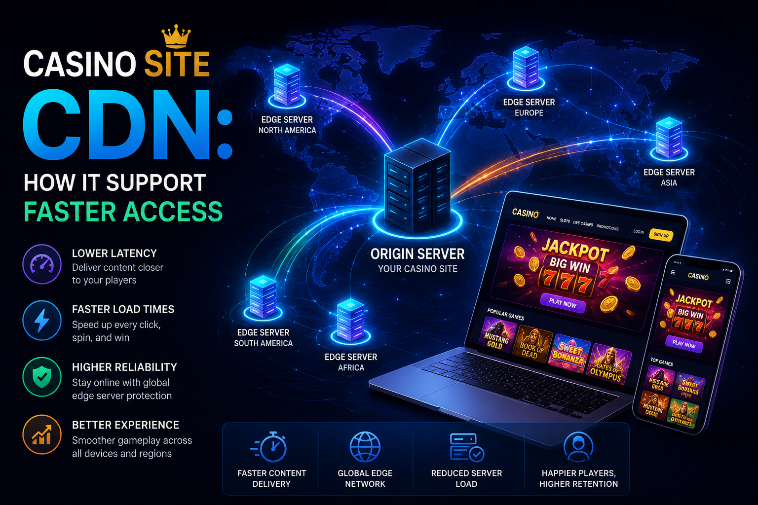 Casino Site CDN: How it Support Faster Access