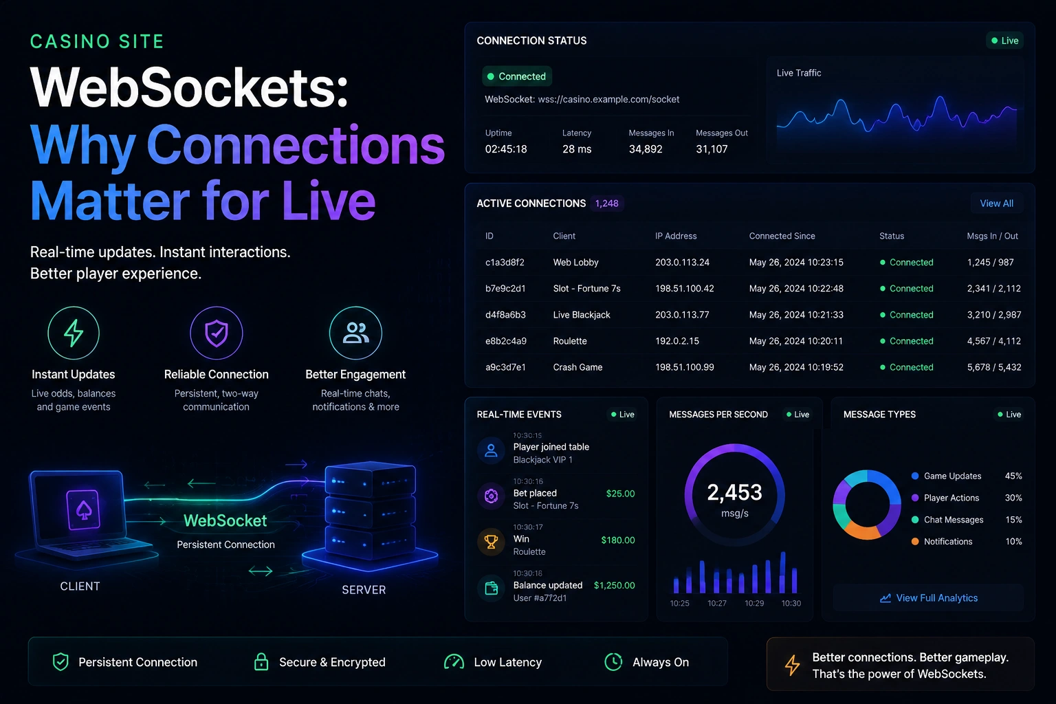 Casino Site WebSockets: Why Connections Matter for Live