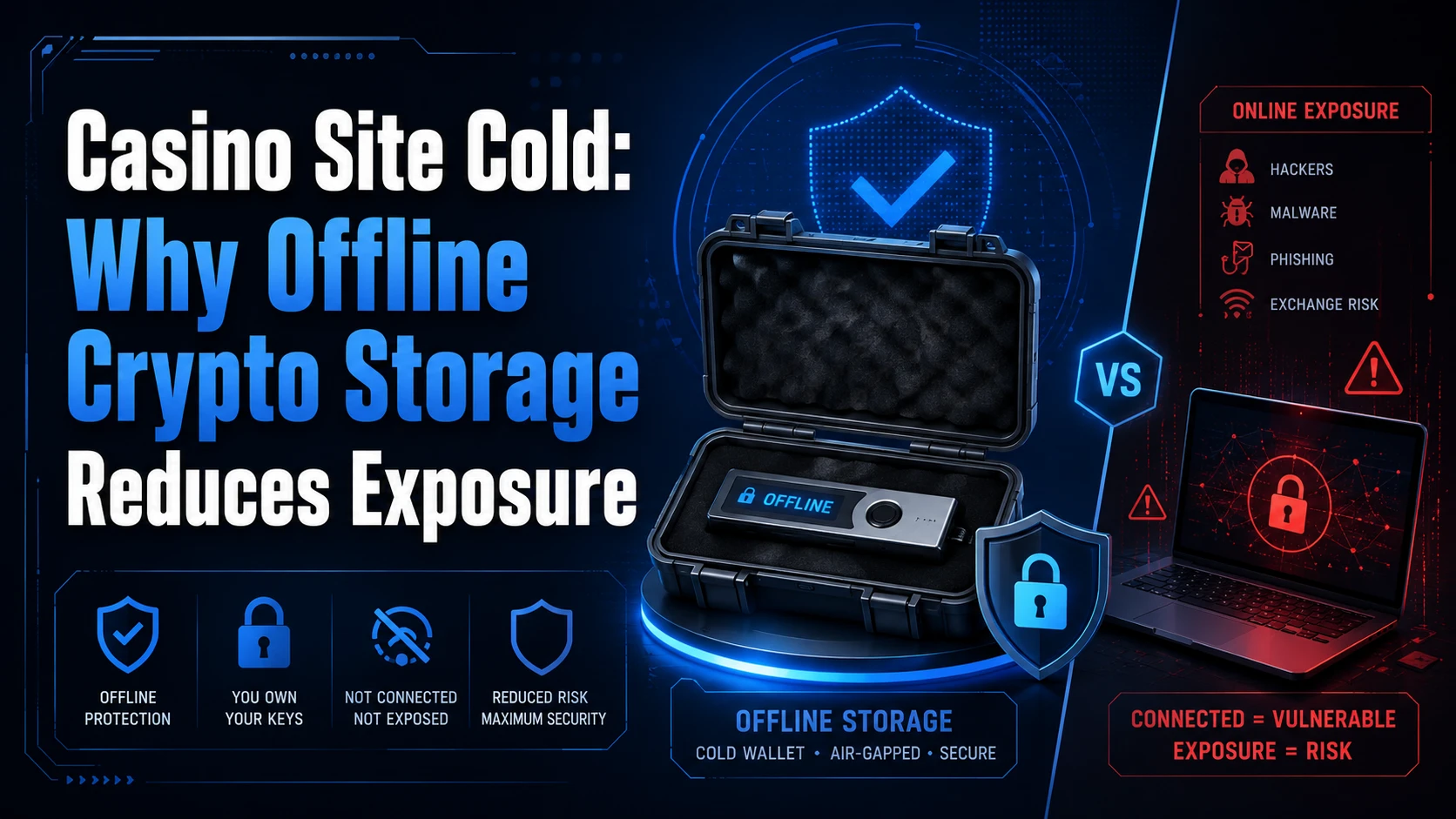 Casino Site Cold: Why Offline Crypto Storage Reduces Exposure